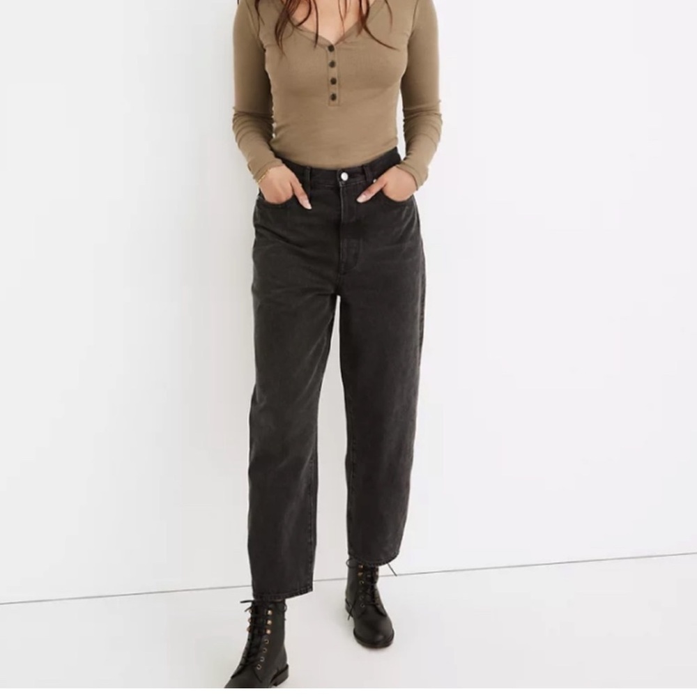 Madewell balloon jeans in Noll wash 28